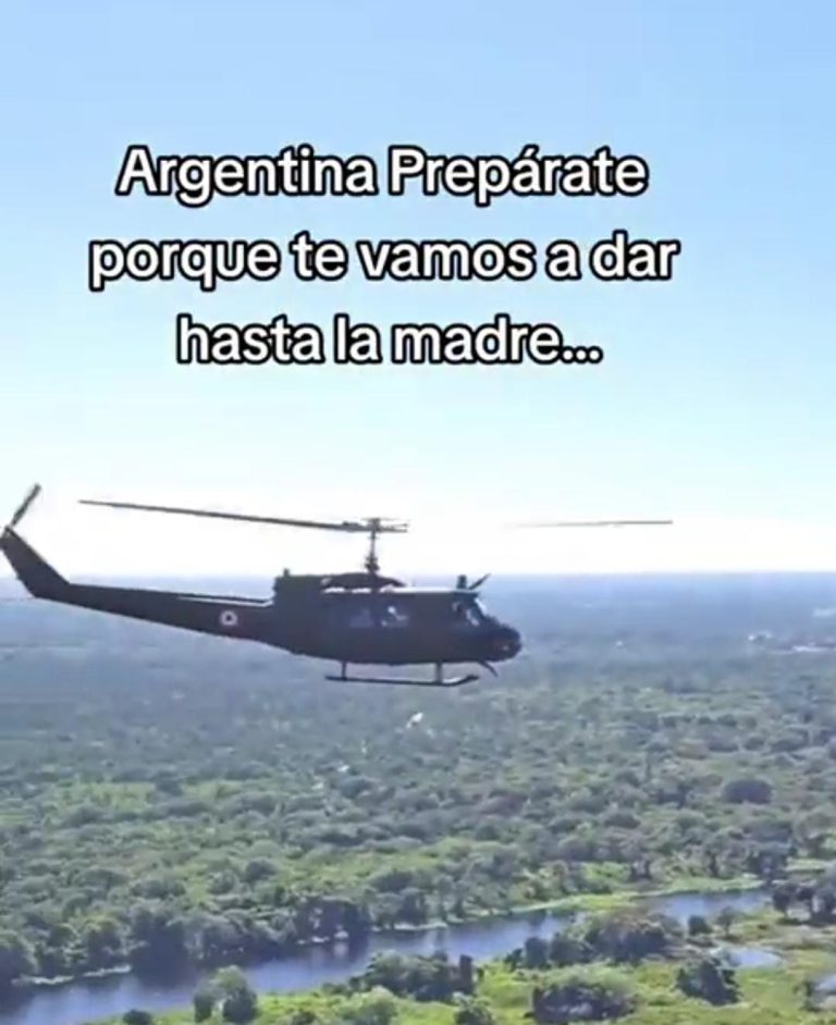 Viral: en TikTok ya promocionan guerra contra Argentina (que no pasará)