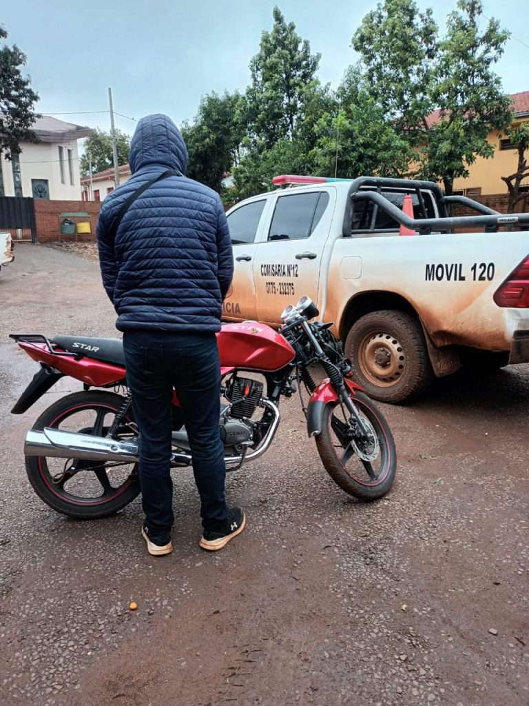 “Aprehenden a supuesto ladrón y recuperan valiosa motocicleta en operativo policial”