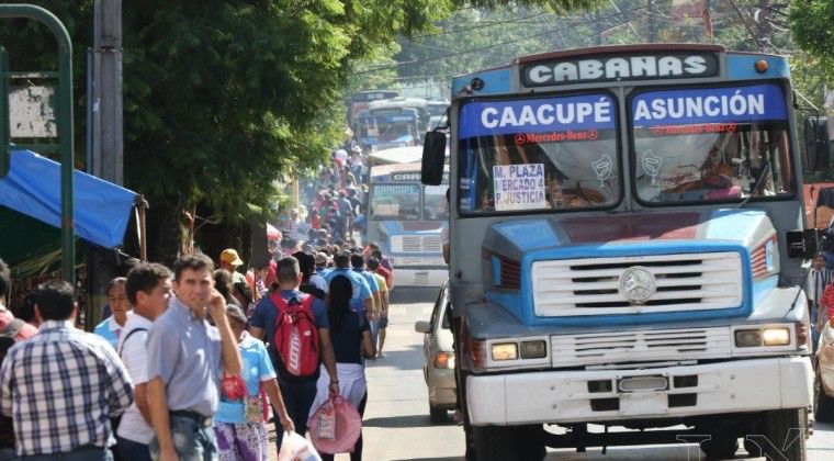 Caacupé 2023: Dinatran libera horario de buses