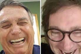 Bolsonaro tan contento porque ganó Milei: “Estoy casi hinchando por Argentina contra Brasil”