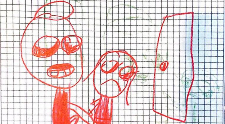 Dibujo de una niña permite detener a su abuelastro por abuso sexual