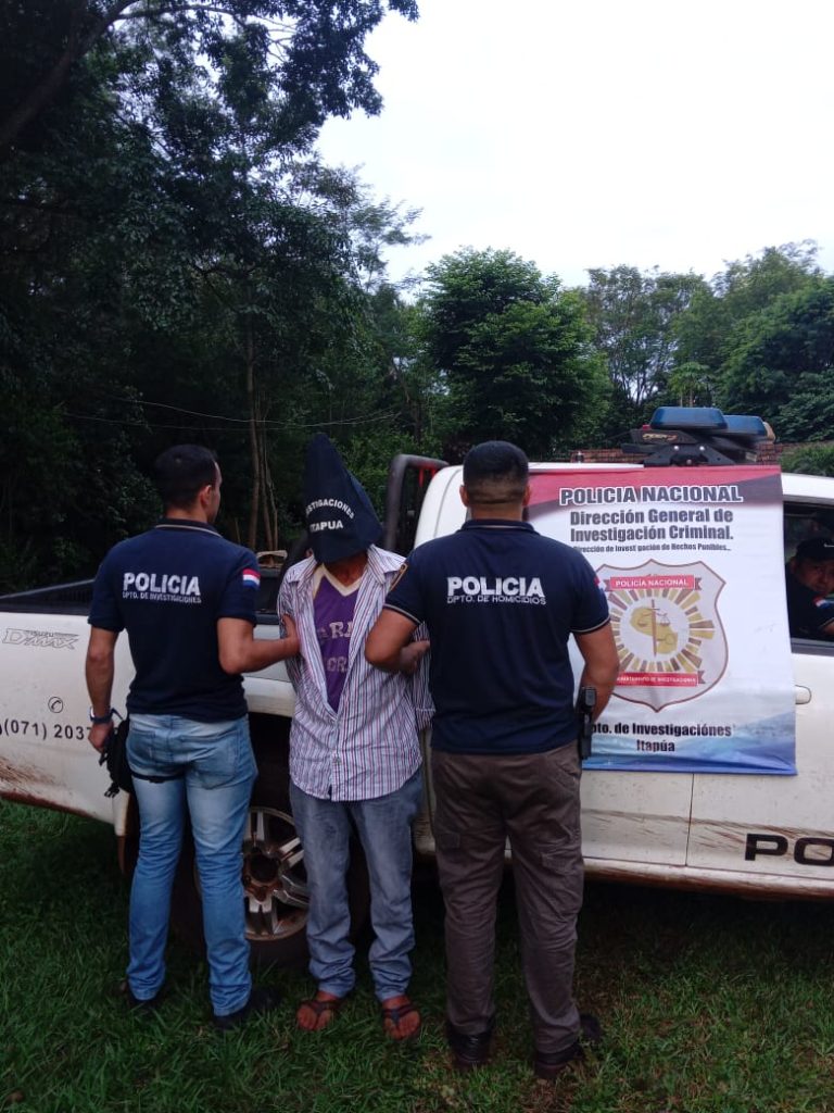 Operativo policial en Itapúa: Allanamiento, detención y secuestro de evidencia en caso de robo agravado y herida por disparo de arma de fuego