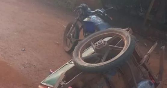 Siniestro vial dejó dos motociclistas heridos en Edelira